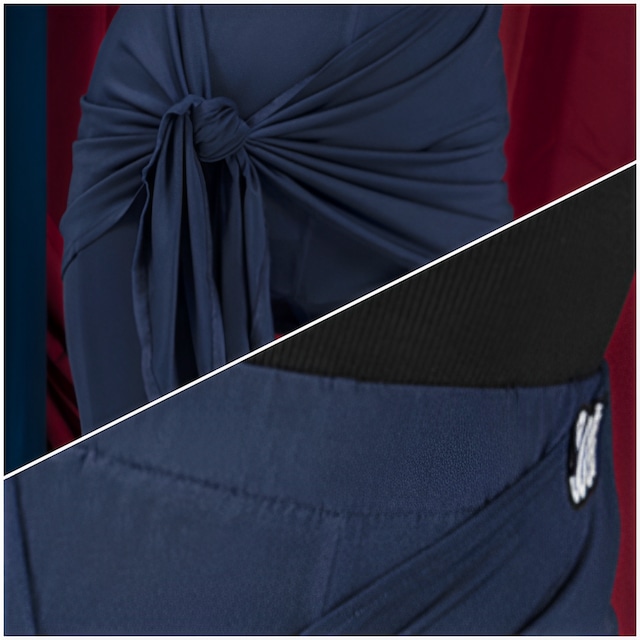 ウエストゴム ラップデザイン フレアパンツ 2col D00226