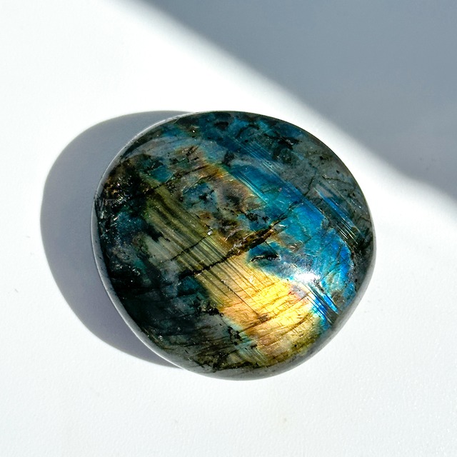 ラブラドライト パームストーン 42◇ Labradorite ◇天然石・鉱物・パワーストーン・インテリア