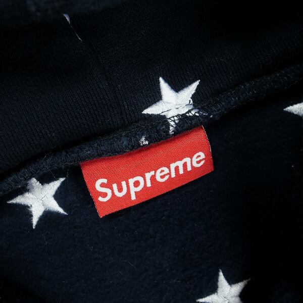 Supreme スター刺繍　 Size【M】 SUPREME シュプリーム 09AW Star Zip Up Hoodie スター柄
