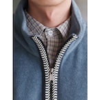 Zip-Up Drop Shoulder Waist-Length Pullover ◇3color H0994