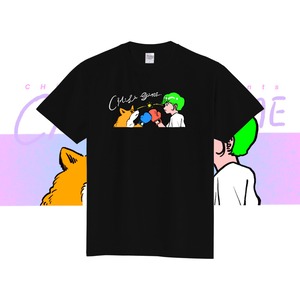 キツネパンチ！Tシャツ(black)