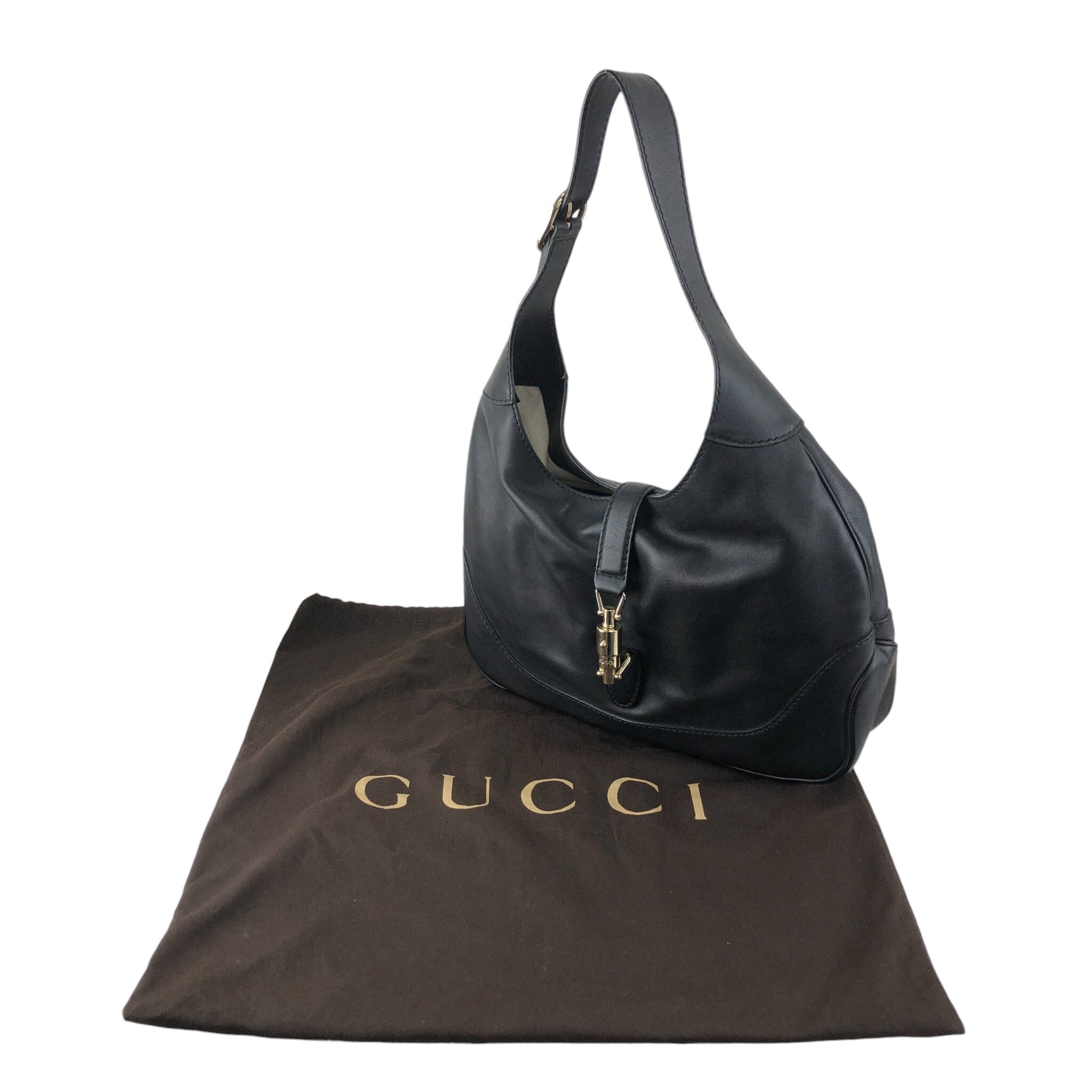 ヴィンテージ GUCCI GGキャンバス ジャッキー ショルダーバッグ