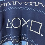 PlayStation プレイステーションオフィシャルニットセーター ウィンター柄 × ボタンアイコン