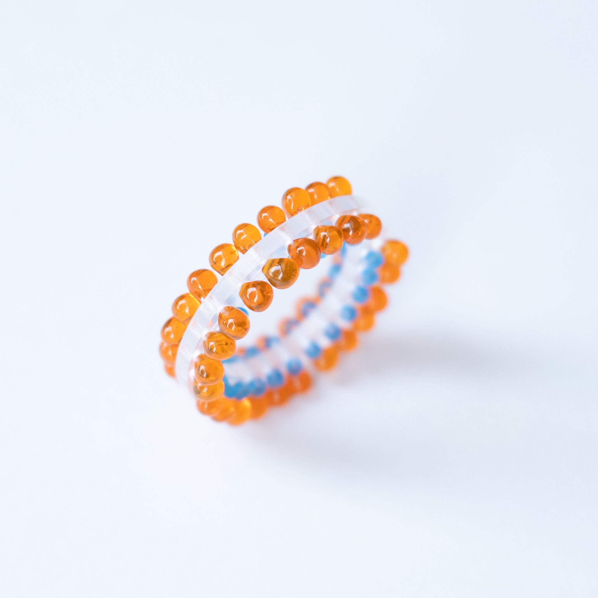 puzzle ring ear cuff L  [03]