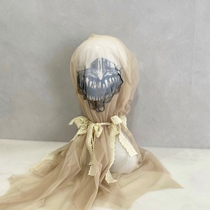 ※予約 Binzo mouth veil+ribbon choker【pays des fees】