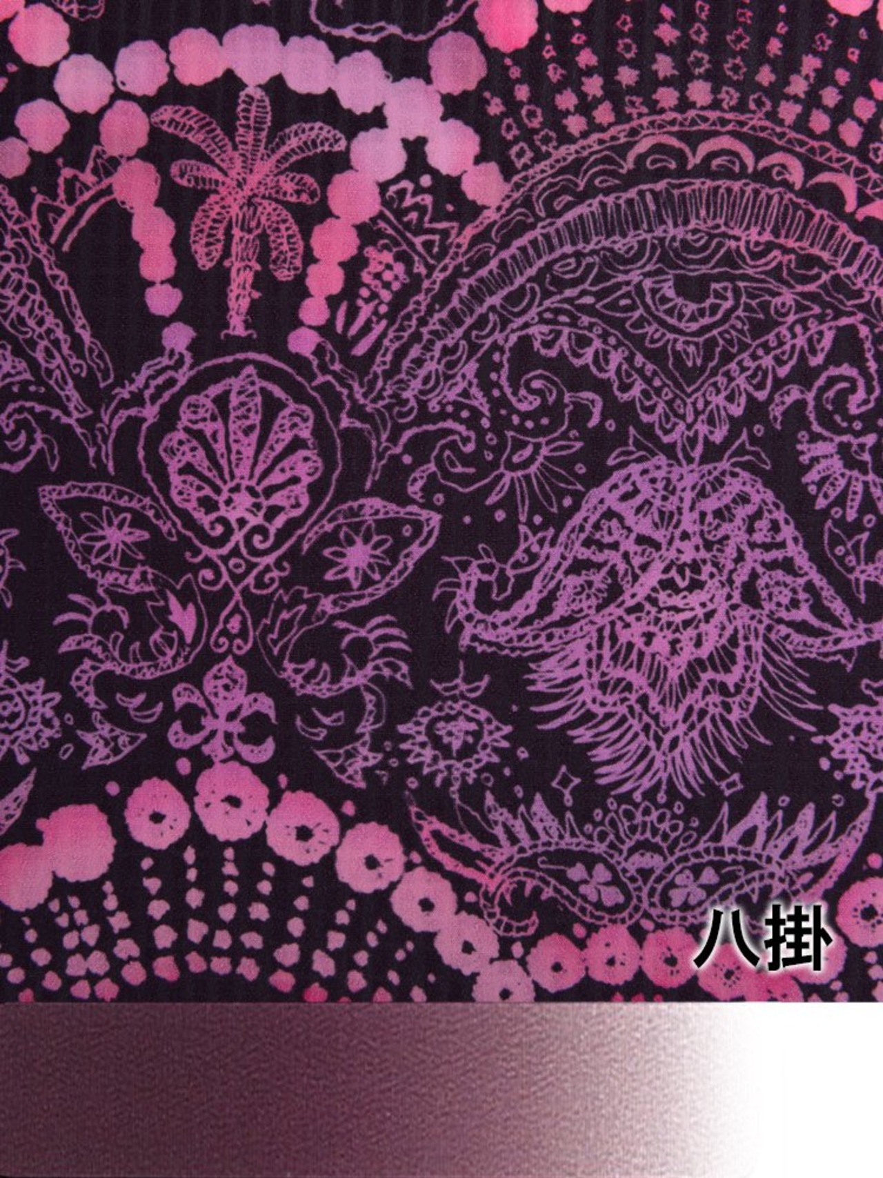 【受注商品】Rumi Rockきもの「幸福の王子」ブラック　[A561]