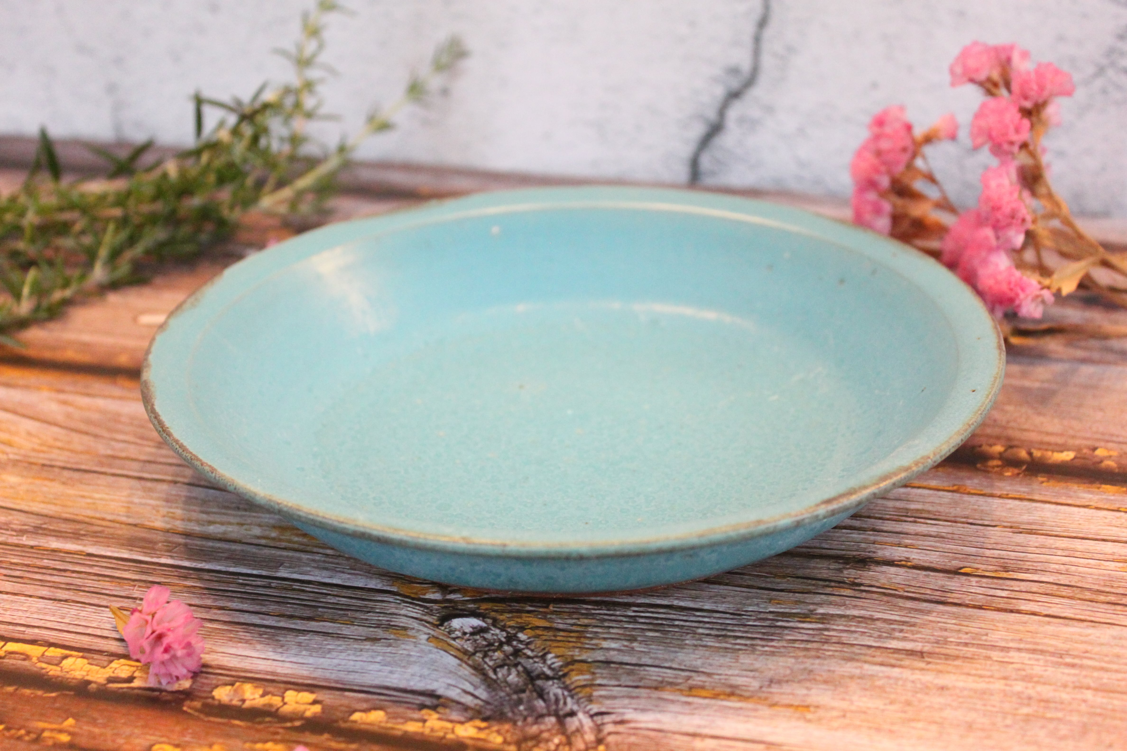 ピエルターコイズ パスタ・カレー皿 | こころ和む美しい器 Produced by