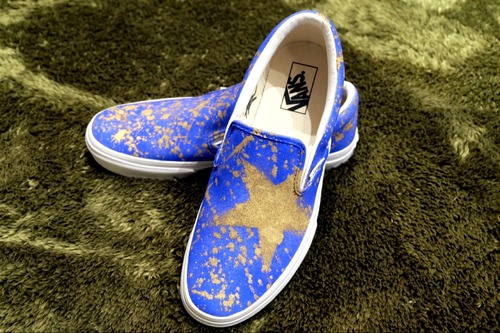 RAKUGAKI AZI ORIGINAL PAINT VANS SLIP-ON