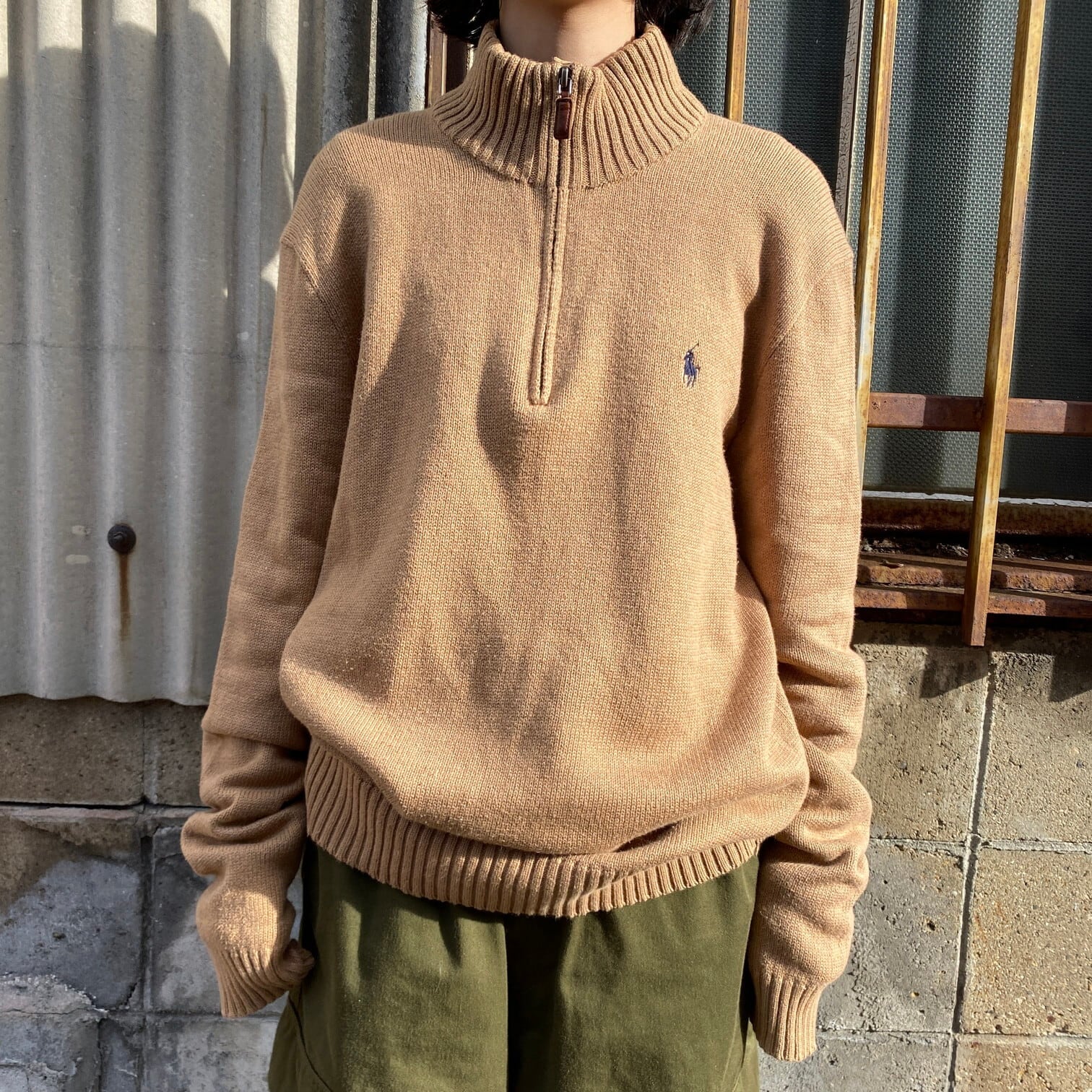 Polo by Ralph Lauren ポロバイラルフローレン ハーフジップ コットン