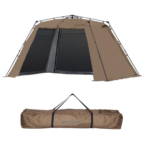 クイックキャンプ] ワイドスクリーンタープ ワンタッチ 4m×2.8m UPF50+