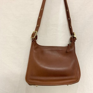 old coach leather bag