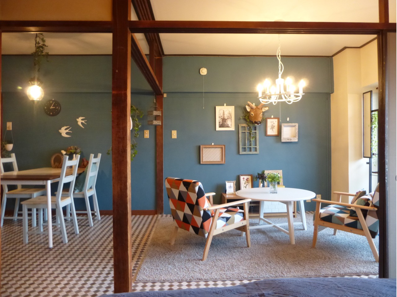 水性ペイント ブルードパリ- Bleu de paris 5.5kg