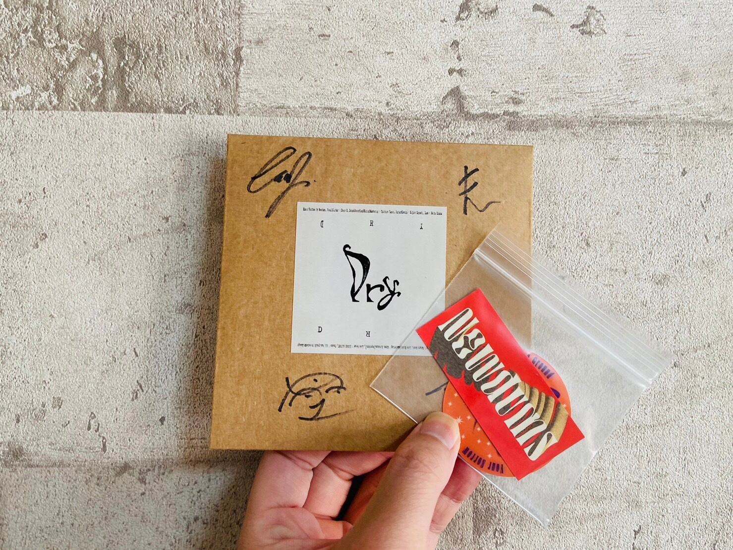 ステッカーセット】【サイン入り】Newdums / Dry EP | HOLIDAY
