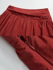 Coquelicot Waist Gather Skirt F0747