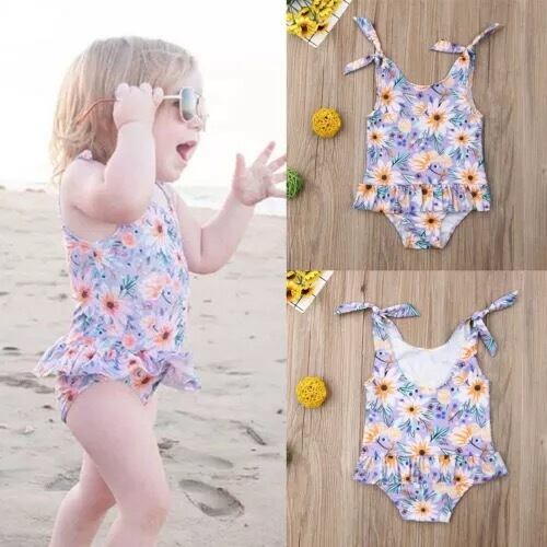 送料無料 予約商品 050 キッズ 水着 女の子 花柄 ワンピース 夏 海 6カ月 12カ月 18カ月 24カ月 3歳 Selectshop Aya