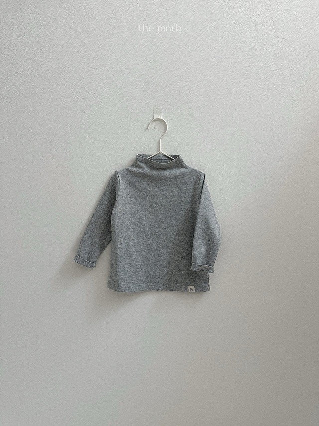 《予約》送料無料【minirobe】Blossom Half Turtleneck Tee