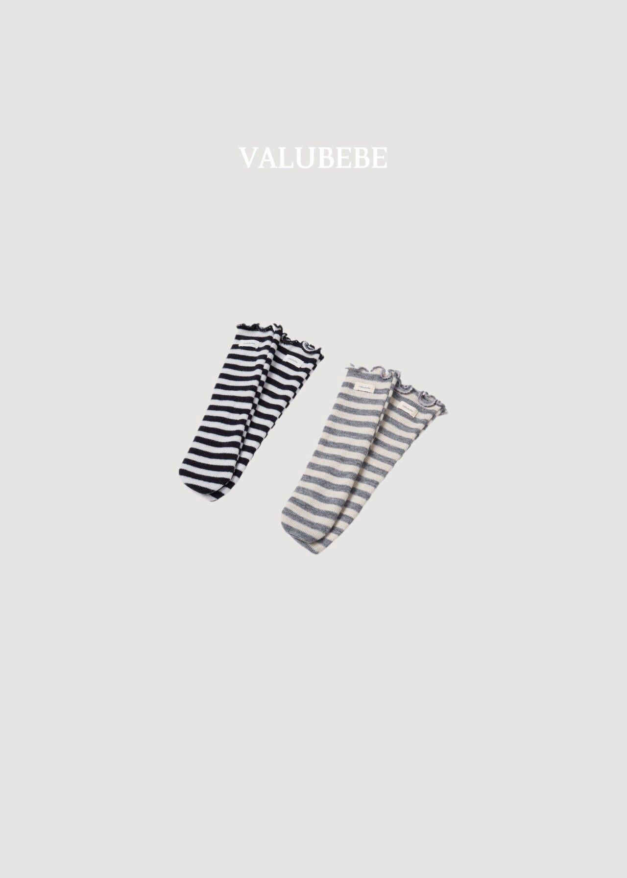 送料無料【予約】/ ボーダー靴下 / valubebe