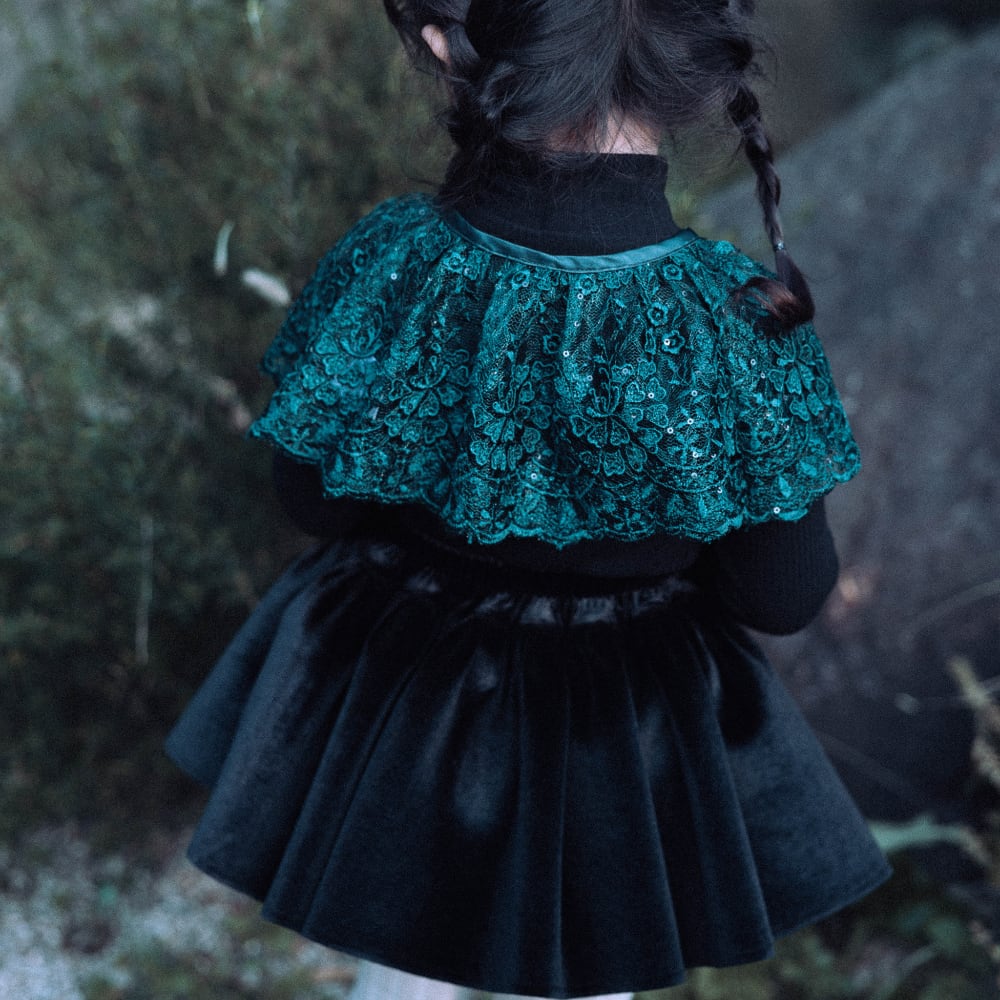 即納»«wonny ribbon» Twinkle cape 2colors | 子供服 capucapu