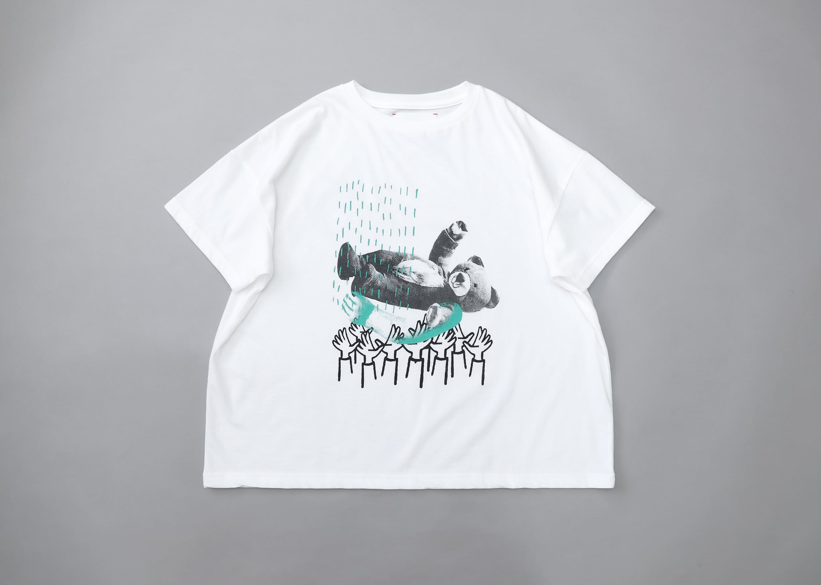 〈 michirico 26SS 〉 Bear T / ホワイト / ADULT