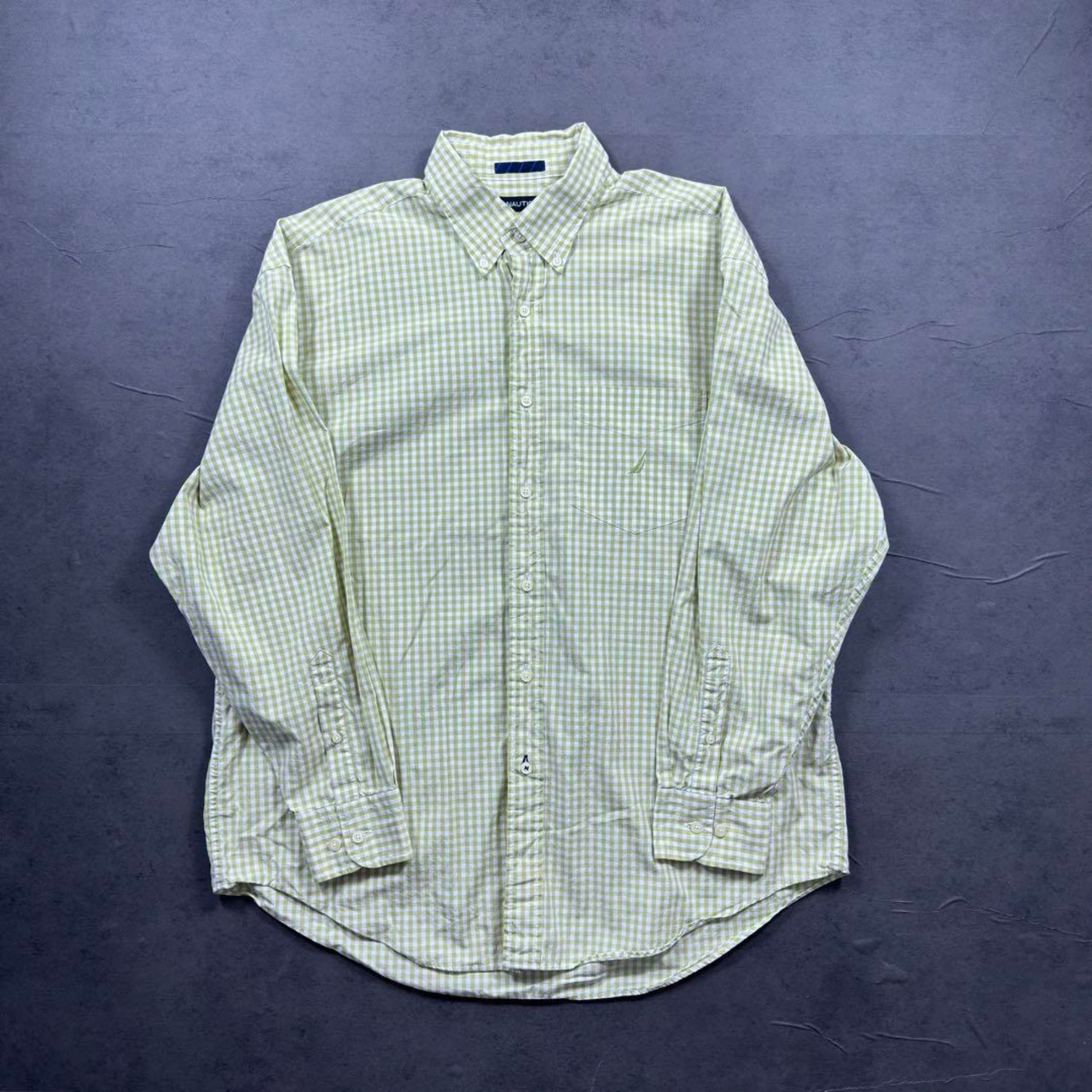 NAUTICA plaid shirt L/S XL 古着 - 8