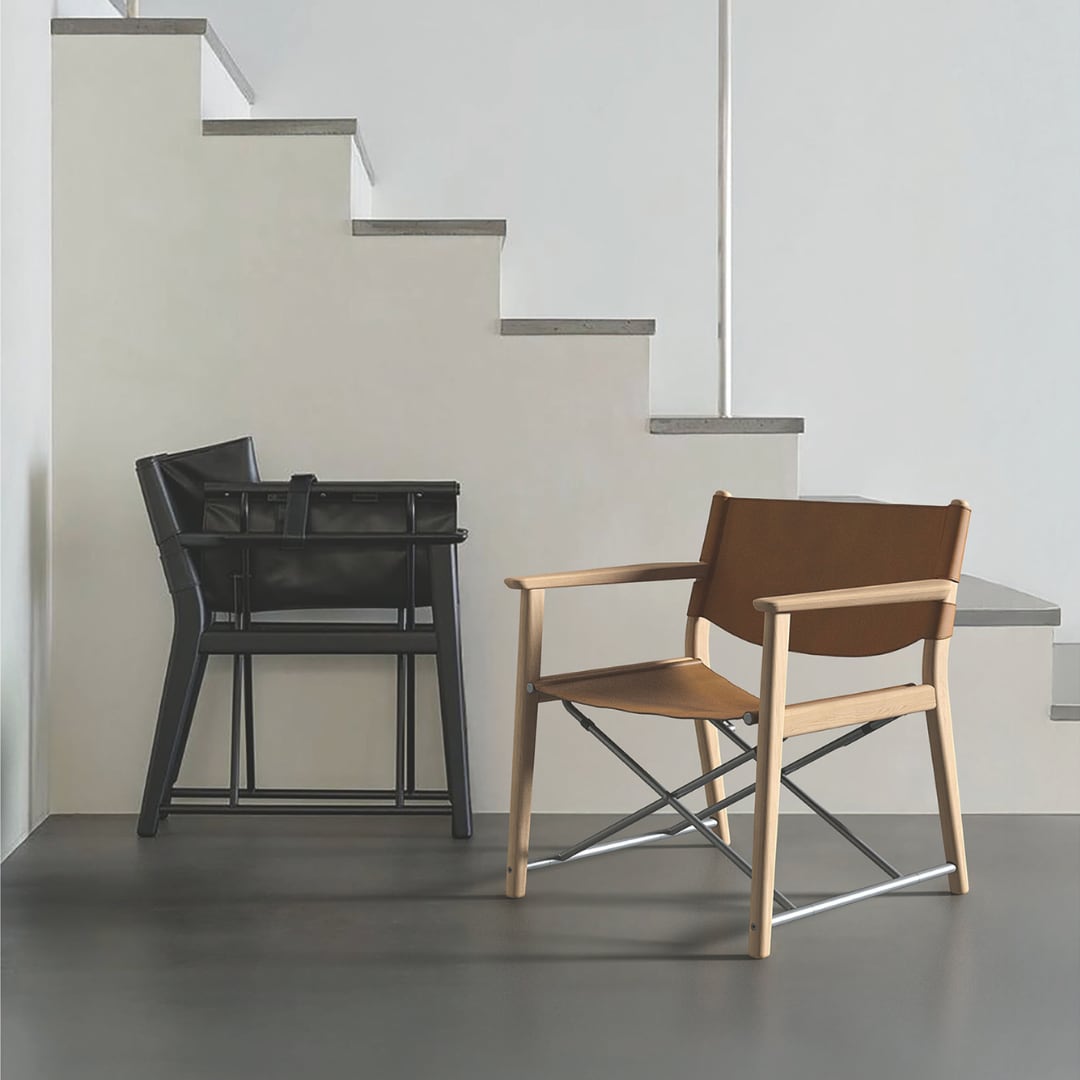 【7/21 順次発送開始】Lounge Chair Oak Natural/Black Leather