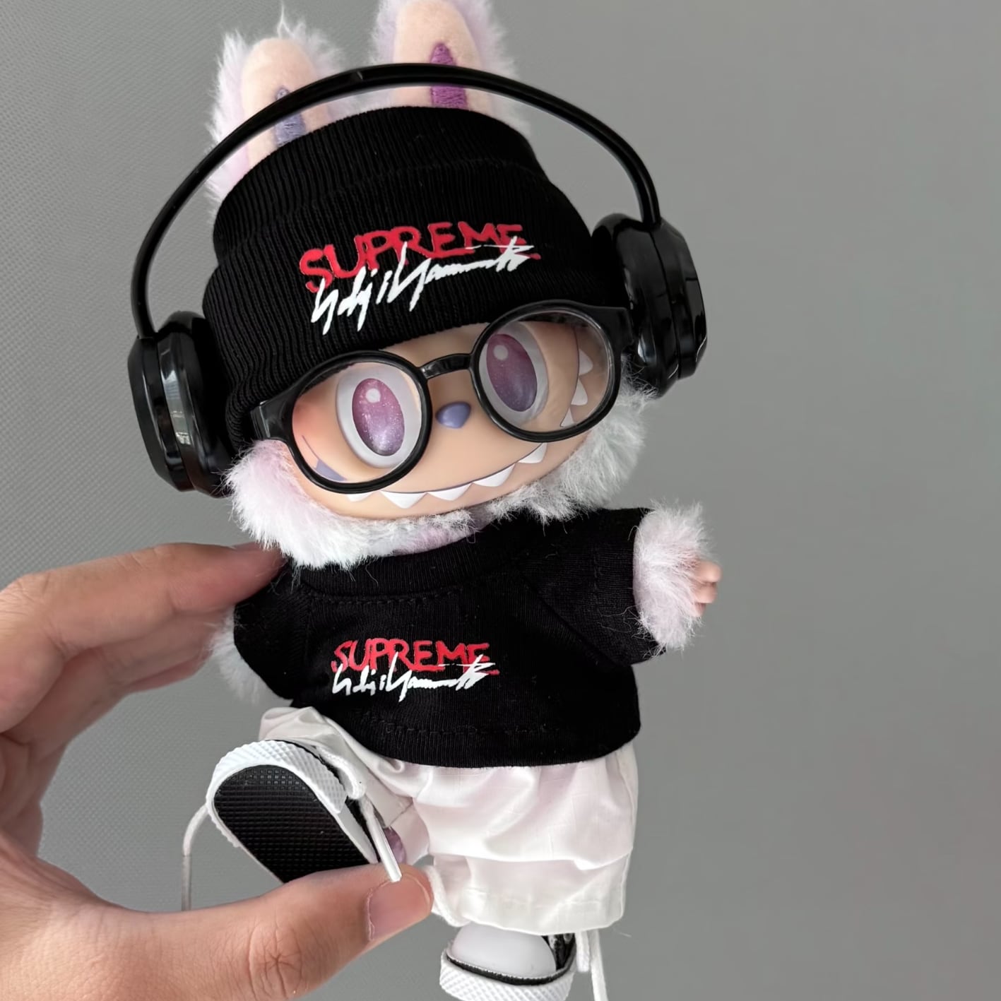 カッコかわスーパーカジュアルコーデ!15-17cm Labubu ラブブ用 かっこいい&可愛い トレンドコーデ ドール服 the monsters