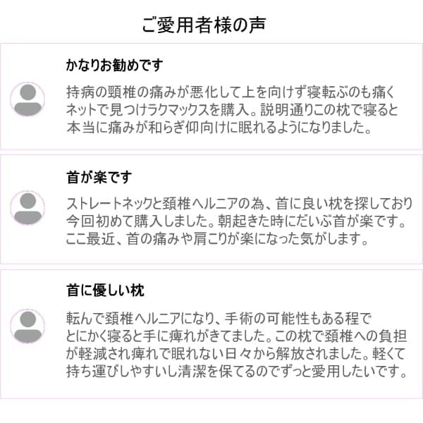 ストレートネック枕 首が痛くならない枕 RAKUMAX「ラクマックス