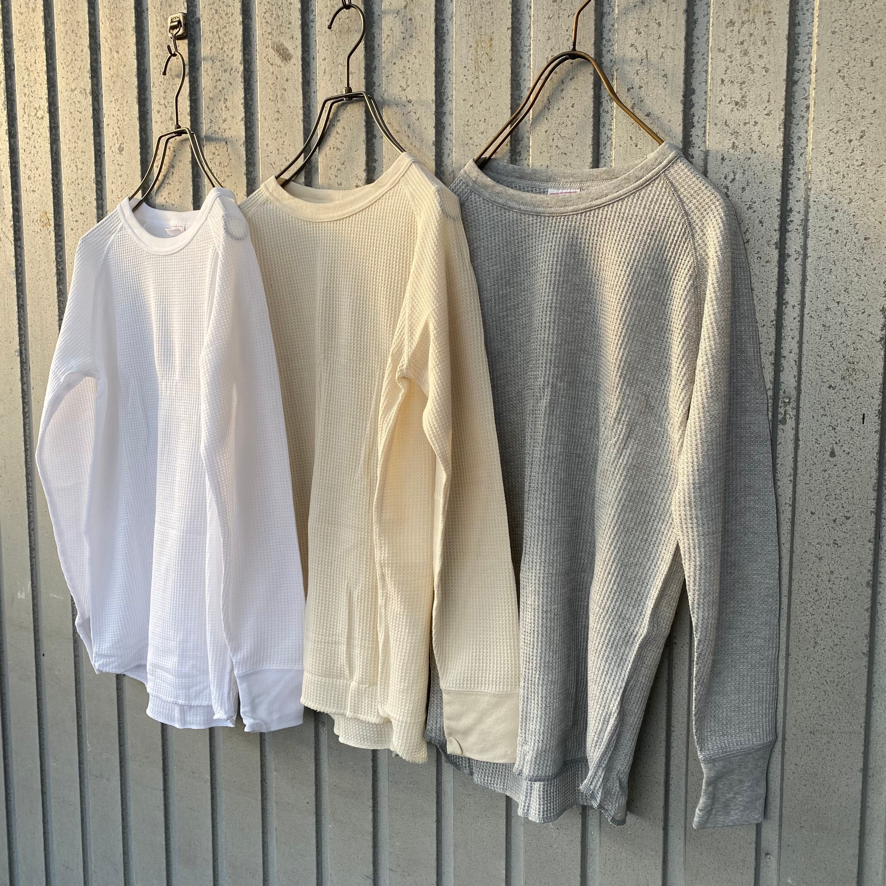 ワッフルラグランクルーネック長袖Tシャツ（パック入）/ JEMORGAN