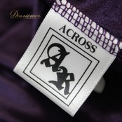 社交ダンス 衣装 スタンダード 上下セット セットアップ パーティ衣装 女性用 レディース オールシーズン 紫 パープル系 ACROSS ラインストーン 伸縮性 発表会 ダンスレッスン おしゃれ 体型カバー ラインストーン付き スカート フレアスカート