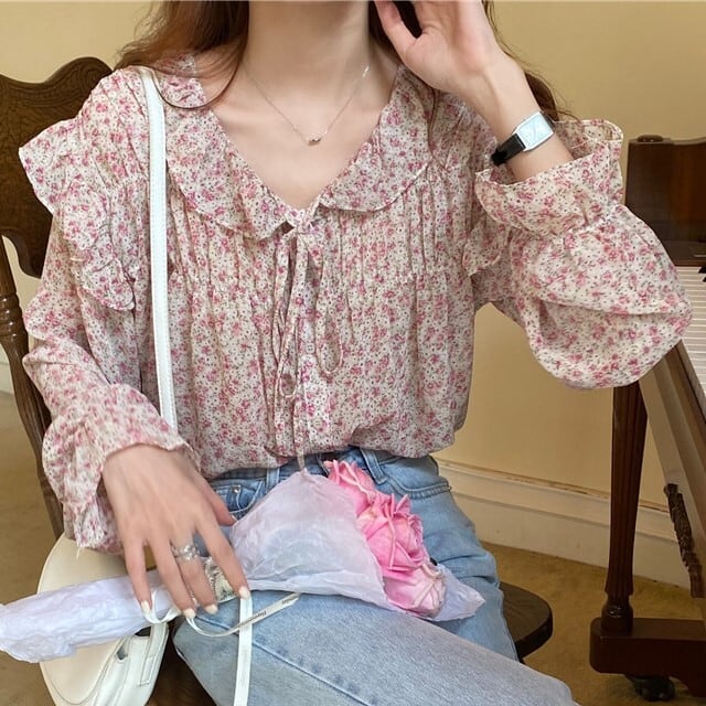 美品  BASE MARK 長袖シャツ Chiffon Shirt メンズ S