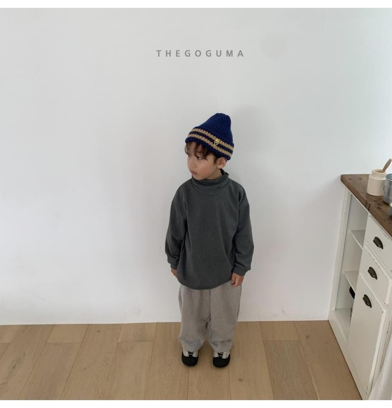 ザゴグマ / THE GOGUMA / 無地ストレッチハイネックT / 韓国子供服 / キッズ / 26winter〖取寄〗*XS~XL*