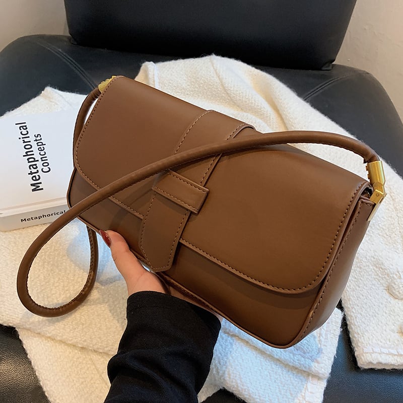 スタンダードオータムウィンターワンショルダー レッド レトロ 秋物 冬物 スクウェア Tiancai_Wing_Bag43256130617