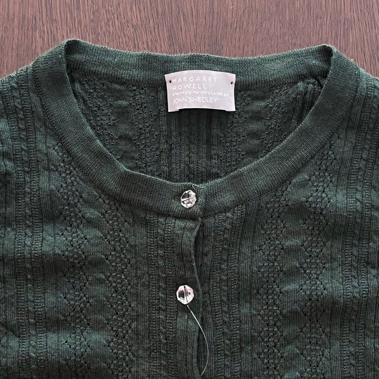 margaret howell “by johnsmedley ladies wool cardigan” ジョン 