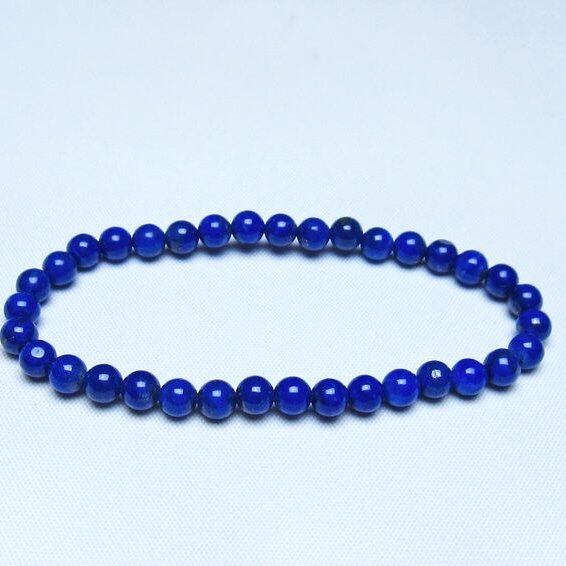ラピスラズリ ブレスレット 5mm 一点物 メール便可 [M便 1/10] 111-48486