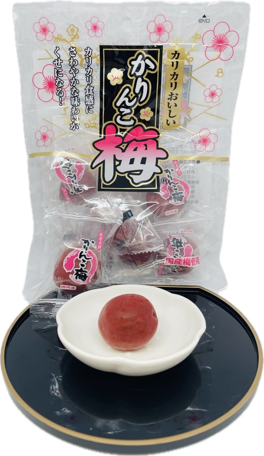国産】個包装かりんこ梅 90g：塩分約5％ | 梅天神