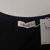 Lois CRAYON ロイスクレヨン タグ付き 半袖プリントTシャツ M/ブラック/薄手