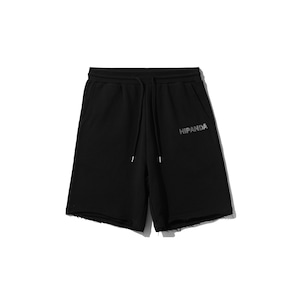 SALE 送料無料【HIPANDA ハイパンダ】メンズ ラインストーン ショートパンツ MEN'S RHINESTONE SHORT PANTS / WHITE・BLACK