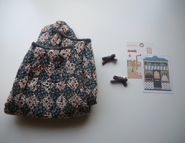 little cotton clothes/Quilted Jessica Trousers Harlequin Floral