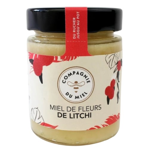 【カンパニー・デュ・ミエル】マダガスカル産 ライチのはちみつ 210g 非加熱はちみつ
