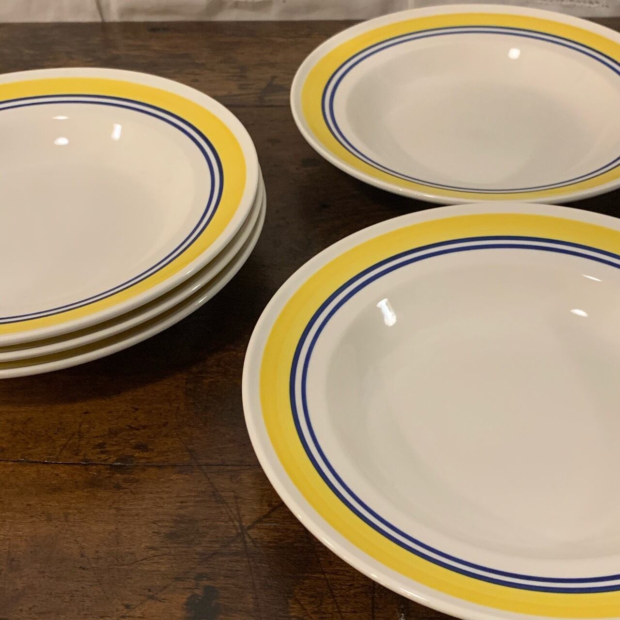 mikasa LIGHT LIVELY 大鉢1客プレート皿3枚イエローボウル3客