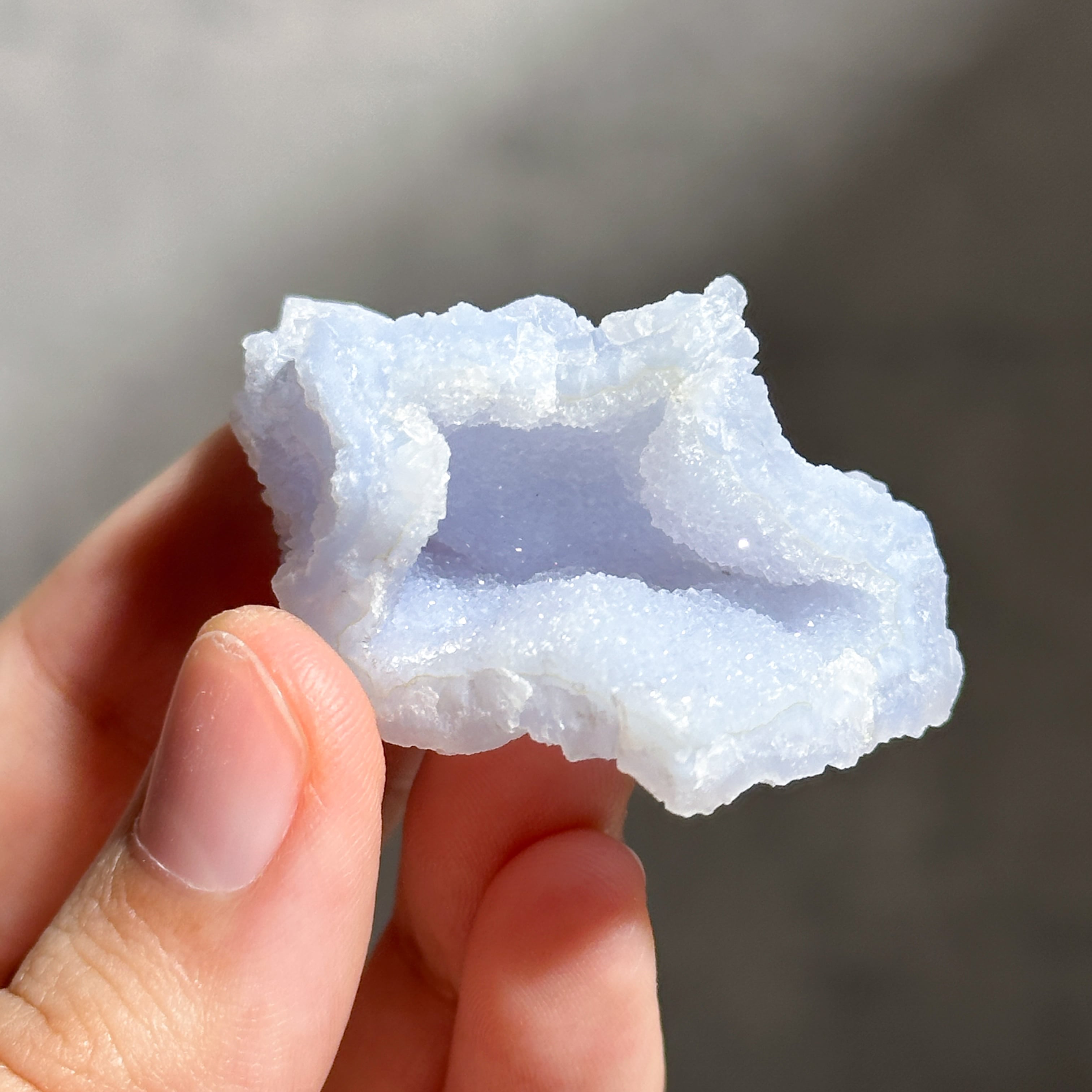 ブルーカルセドニー 原石12◇ Blue Chalcedony ◇天然石・鉱物