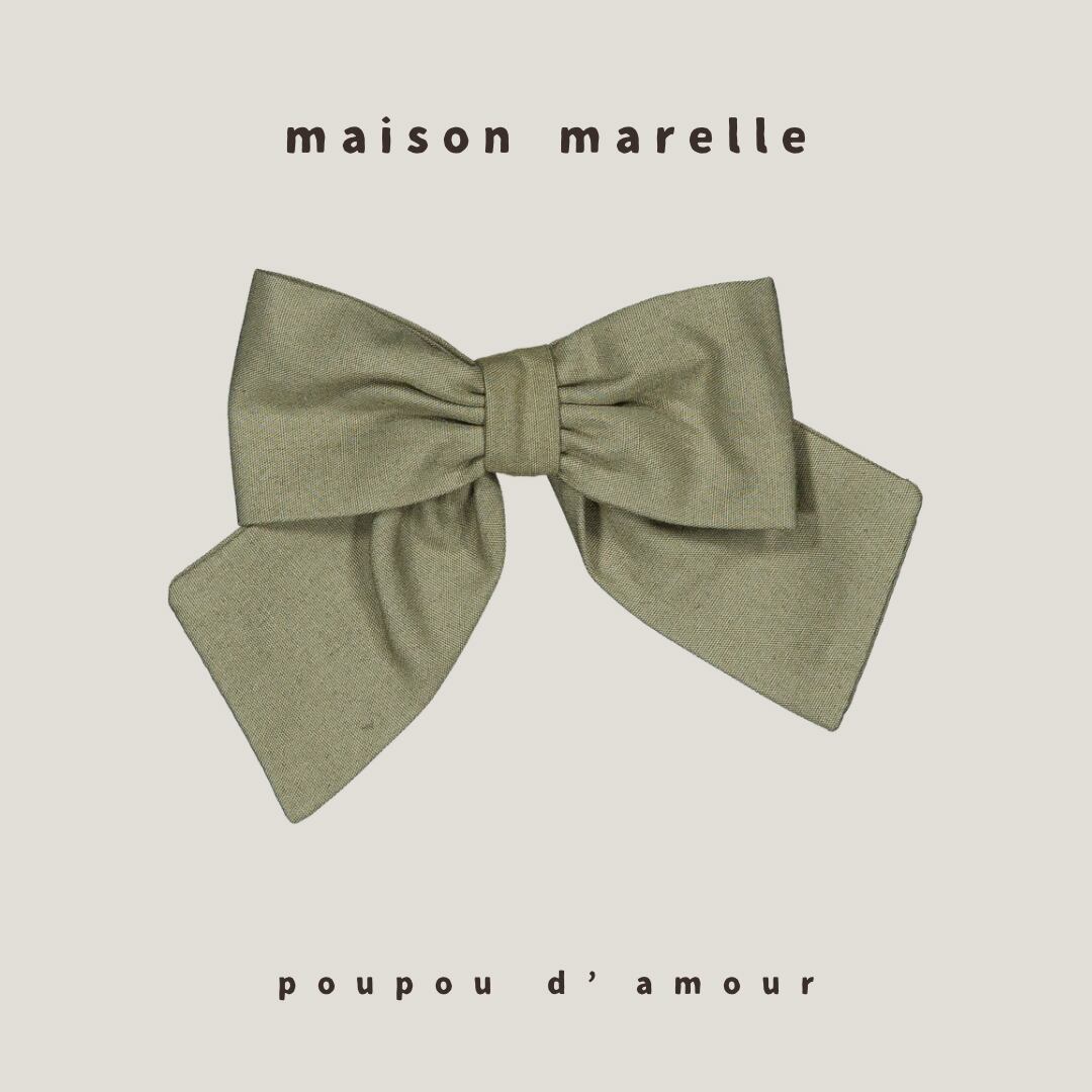 送料無料 【予約】maison marelle|HALLES sauge linen(11月上旬以降入荷予定)