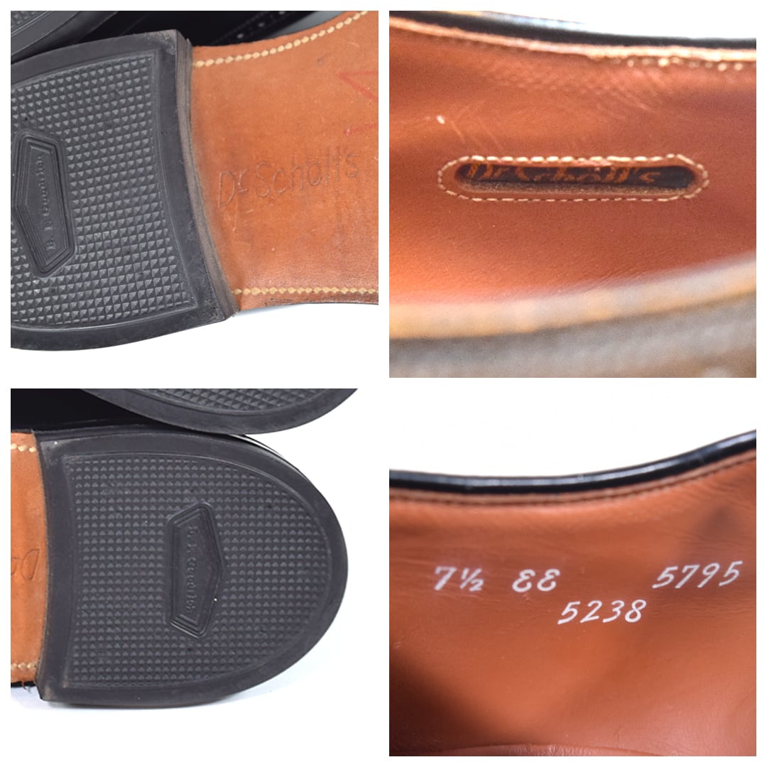 H014◆ビンテージ【Dr.Scholls】本革レザーシューズ 良い味 茶 ブラウン メンズ 7.5AA 25.5㎝ Collaborations | Dr. Scholl\u0027s Shoes