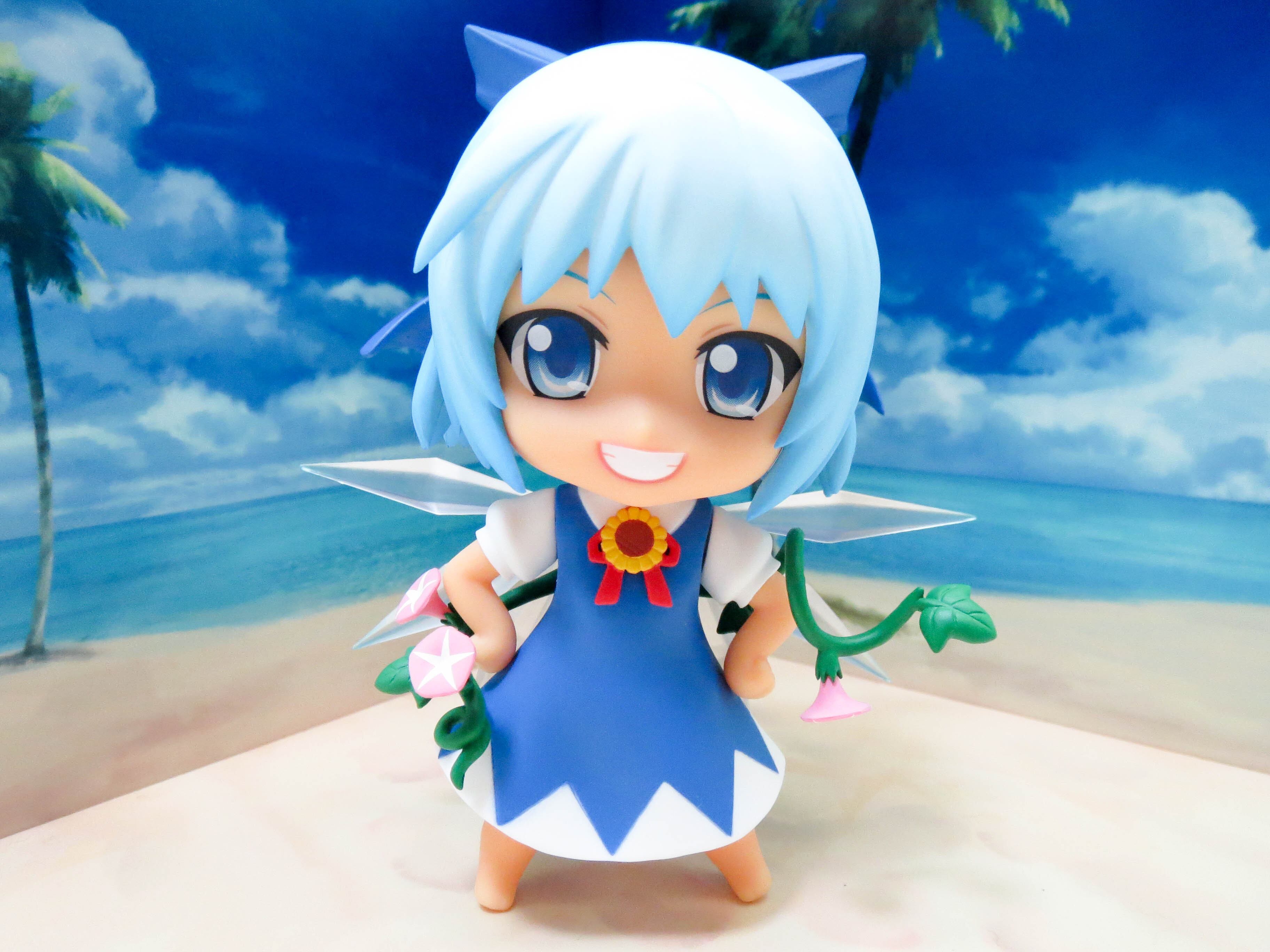 再入荷【167b】 日焼けしたチルノ 髪パーツ ボブヘアー ねんどろいど