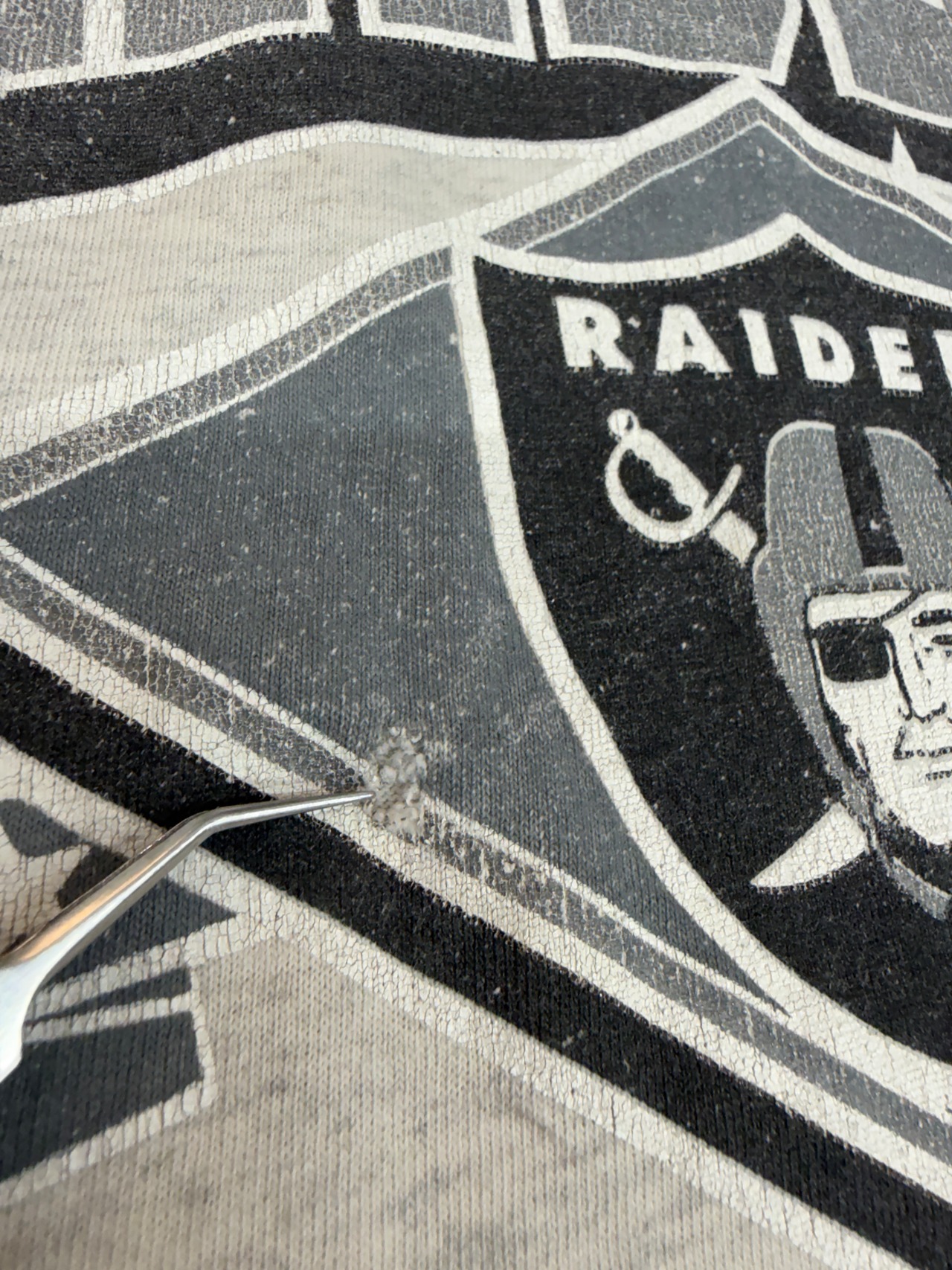 90s LOS ANGELES  RAIDERS / TRENCH made in usa・画像12