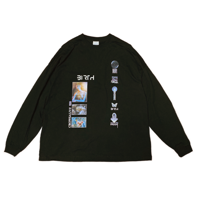 【STAY DUDE COLLECTIVE x CrowsAlive】CrowsAlive / "BIRTH" Artwork Long Sleeve