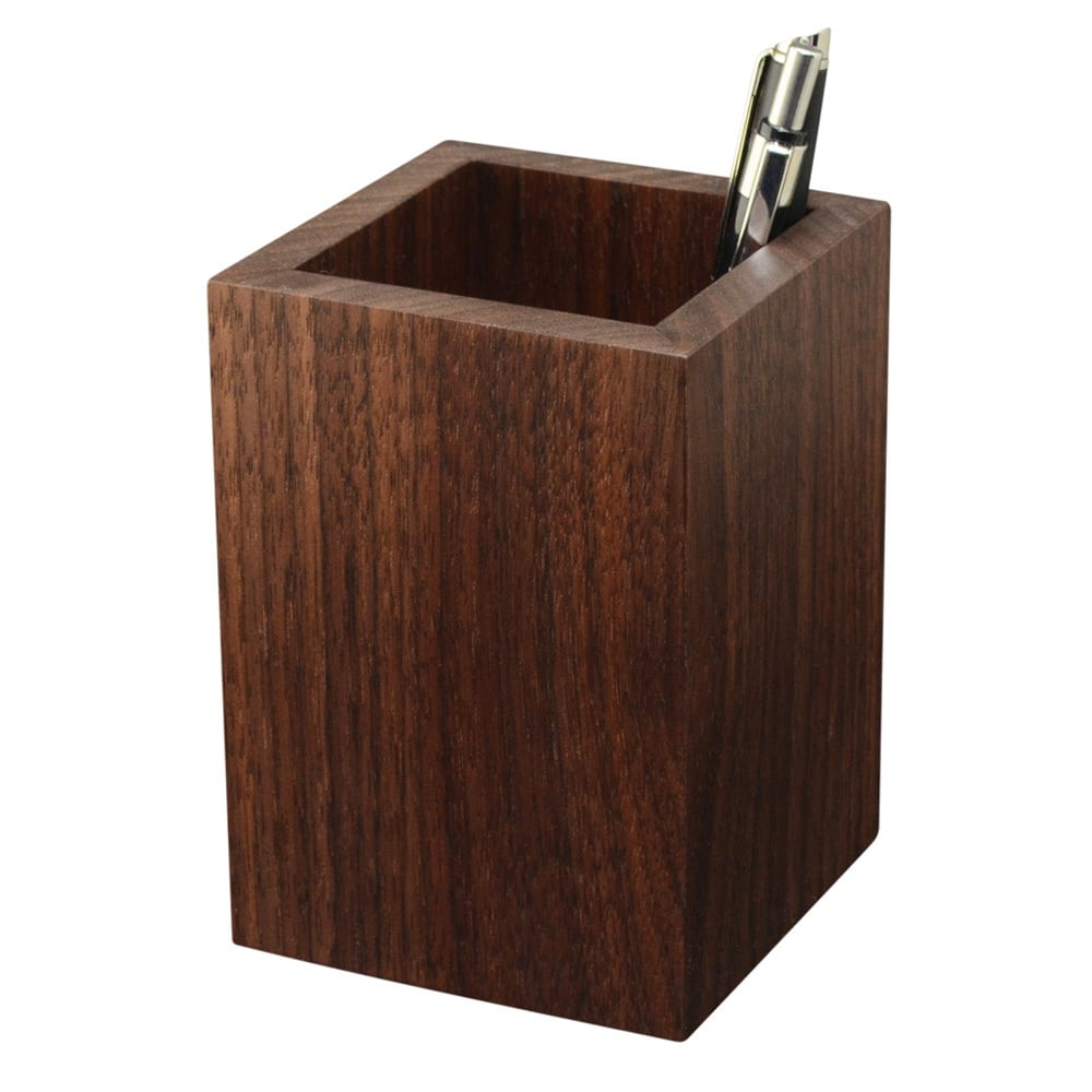 ウォールナット ペンスタンド スクエア