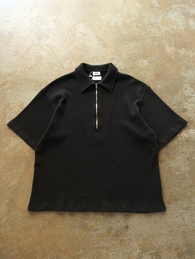 【ALLEGE.】 Waffle Half Zip S/S