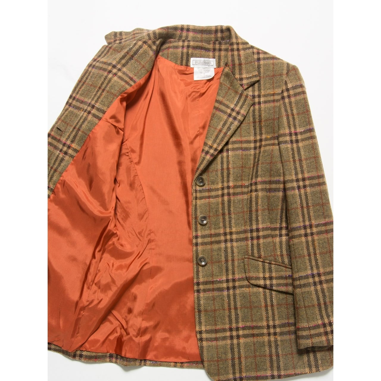 【HUBERMAN】Made in Ireland wool check jacket（アイルランド製ウールチェックジャケット）10b