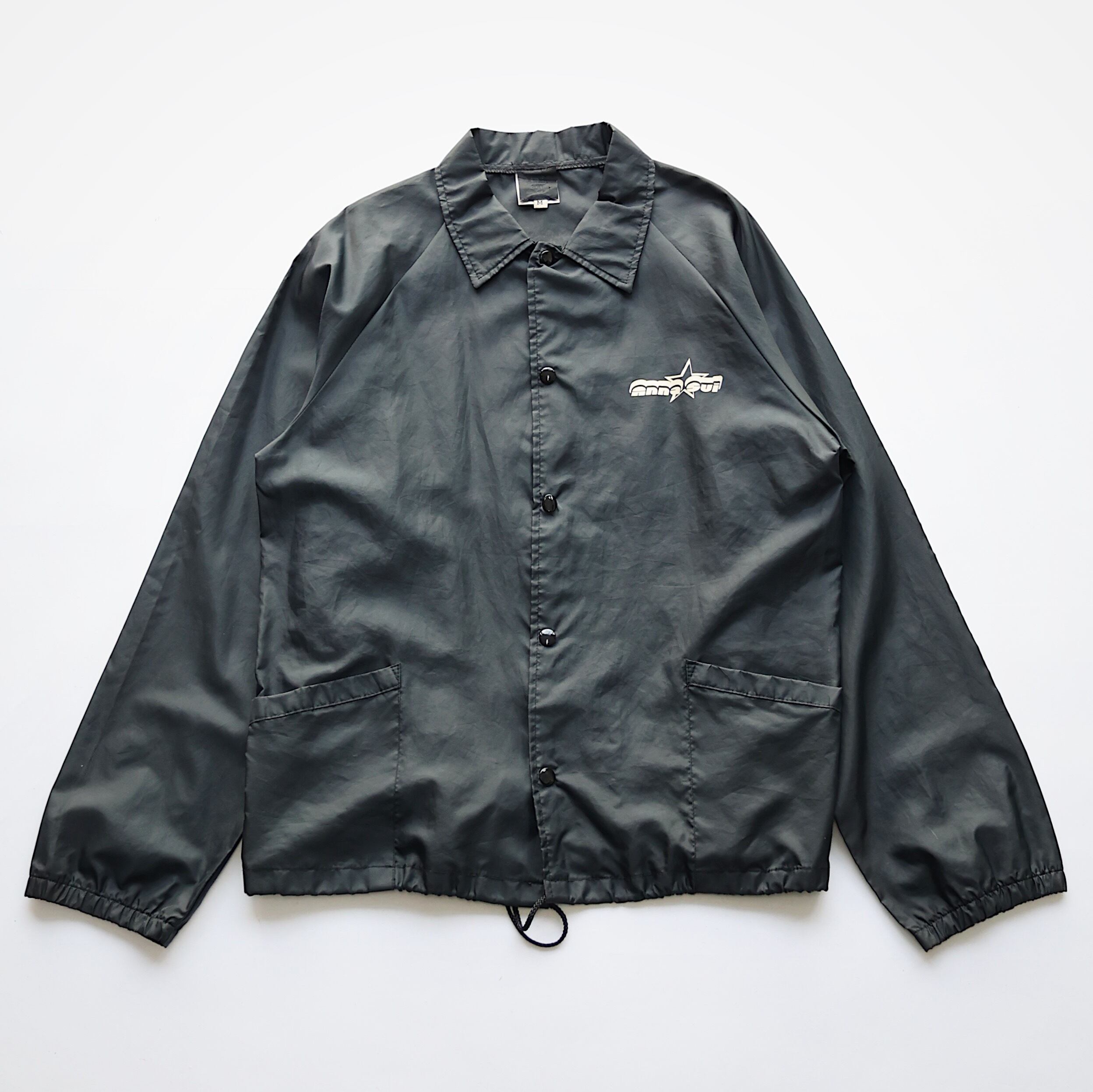 ANNA SUI LOGO COACH JACKET